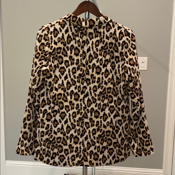 NWOT Banana Republic Leopard Blazer - Picture 4 of 5
